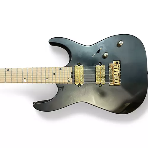Used Charvel DK24-7 Angel Vivaldi Signature  Black and Gold Solid Body Electric Guitar Black and Gold