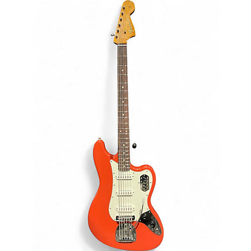Used 2023 Fender Vintera II '60s Bass IV Fiesta Red Electric Bass Guitar Fiesta Red