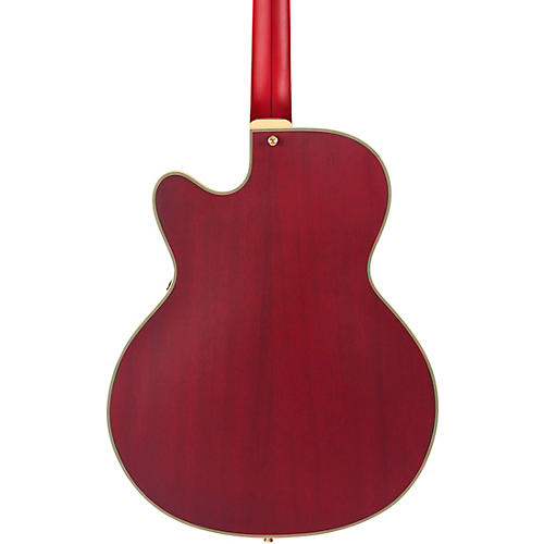 D'Angelico Deluxe 59 Hollowbody Electric Guitar Satin Trans Wine