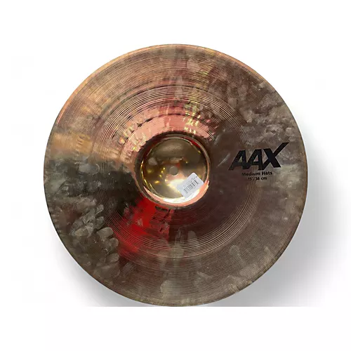 Used SABIAN AAX BRILLIANT MED PAIR Cymbal