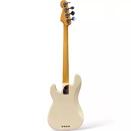 Used 2024 Fender American Professional II Precision Bass Olympic White Electric Bass Guitar Olympic White
