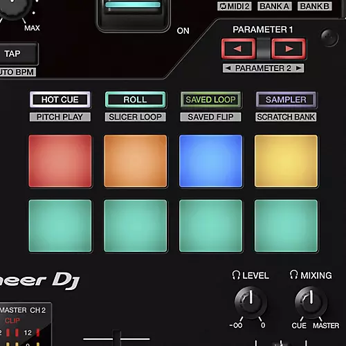 Pioneer DJ DJM-S7 2-Channel Battle Mixer for Serato DJ & rekordbox With Performance Pads