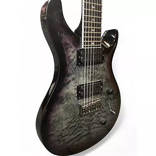 Used PRS SE Mark Holcomb svn Trans Black Solid Body Electric Guitar Trans Black