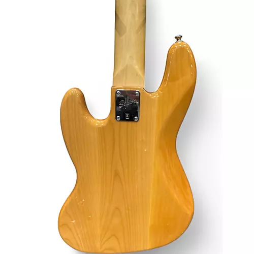 Used Squier Classic Vibe 5 String Jazz Bass Natural Electric Bass Guitar Natural