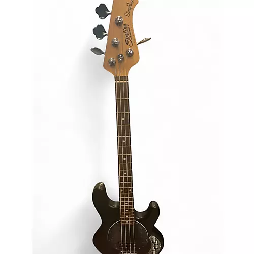 Used Sterling by Music Man STINGRAY RAY4 Trans Black Electric Bass Guitar Trans Black