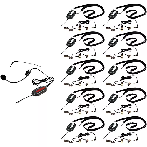 VocoPro Commander-TOUR-10-4 Wireless System, Frequency Set 4, 902-928mHz