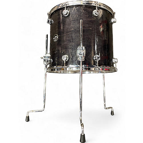 Used DW 3 Piece Performance Series Ebony Drum Kit Ebony