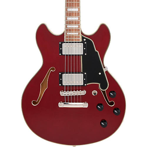 D'Angelico Premier Mini DC Semi-Hollow Electric Guitar Surf Green