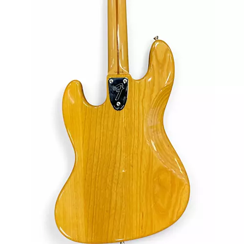 Used Fender Marcus Miller Signature Jazz Bass Natural Electric Bass Guitar Natural