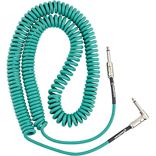 Fender Straight to Straight Instrument Contour Cable 30 ft. Sherwood Green