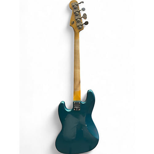 Used Fender Custom Shop 1966 Jazz Bass aged ocean turqoise Electric Bass Guitar aged ocean turqoise
