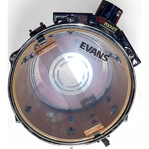 Used Pearl 10in MIKE MANGINI Signature silver Drum silver 28