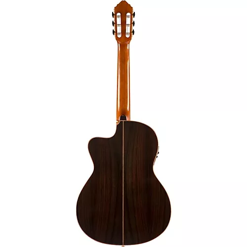 Lucero LFN200SCE Spruce/Rosewood Thinline Acoustic-Electric Classical Guitar Natural