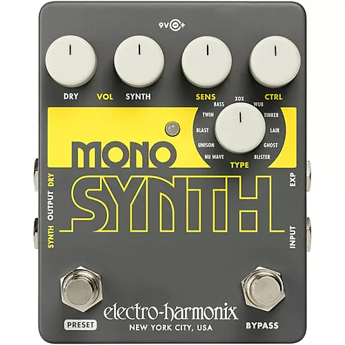 Electro-Harmonix Guitar Mono Synth Effects Pedal