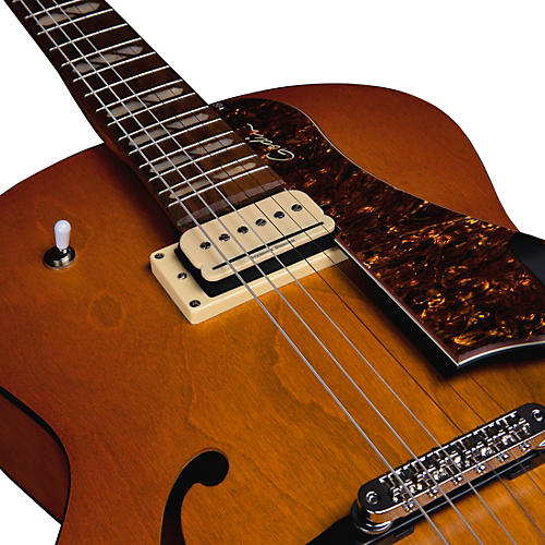 Godin 5th Avenue Jumbo P-Rail Hollowbody Electric Guitar Harvest Gold