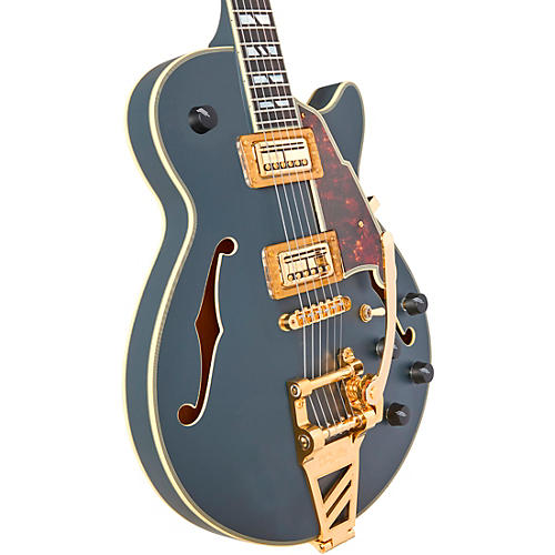 D'Angelico Deluxe Bobby Weir 3 Semi-Hollow Electric Guitar Satin Trans Wine