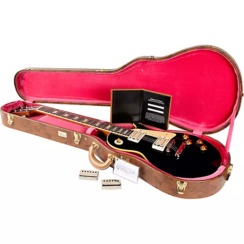 Gibson Custom M2M 1957 Les Paul Standard Reissue VOS w/Double Classic White Pickups Electric Guitar Ebony