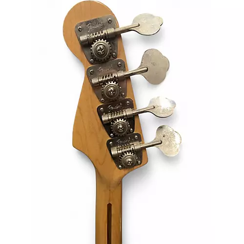 Vintage 1973 Fender Standard Precision Bass Fretless 3 Color Sunburst Electric Bass Guitar 3 Color Sunburst