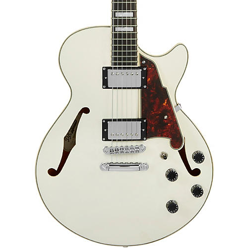 D'Angelico Premier SS Semi-Hollow Electric Guitar With Stopbar Tailpiece Champagne