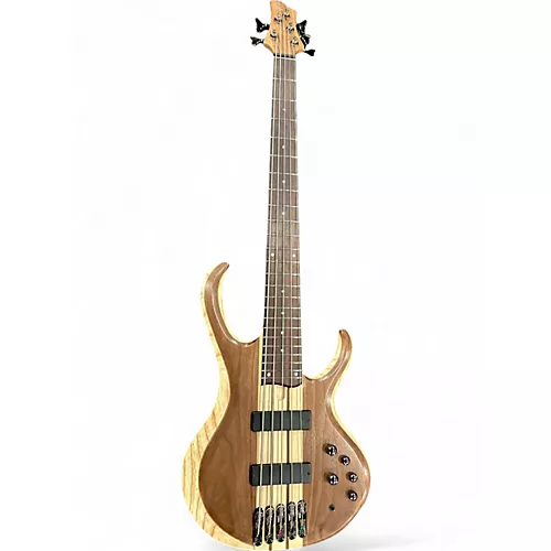 Used Ibanez BTB745 Natural Electric Bass Guitar Natural
