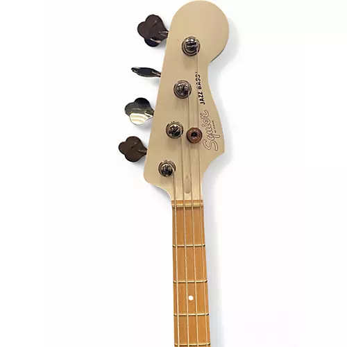 Used Squier Contemporary Active Jazz Bass WHITE Electric Bass Guitar WHITE