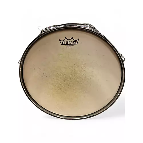 Used Pearl 5.5X14 Vision Series Snare Black and Silver Drum Black and Silver 10