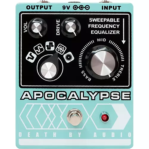 Death By Audio Apocalypse Fuzz Effects Pedal Pale Green