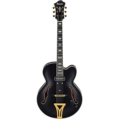 Ibanez Pat Metheny Signature Electric Guitar Black Low Gloss