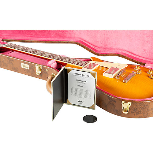 Gibson Custom Murphy Lab 1959 Les Paul Standard Reissue Light Aged Electric Guitar Royal Teaburst