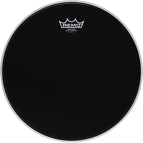 Remo Pinstripe Ebony Crimplock Drum Head 12 in.