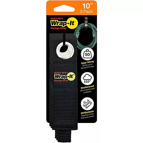 Wrap-It Storage Straps Heavy-Duty 10