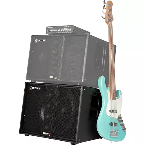 GENZLER AMPLIFICATION SERIES 2 BA2-115-3SLT BASS ARRAY Slant 1x15 Line Array Bass Speaker Cabinet Black