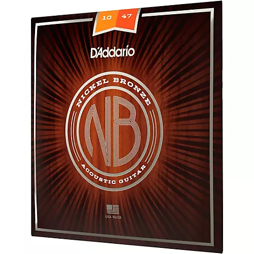 D'Addario NB1047 Nickel Bronze Extra Light Acoustic Guitar Strings