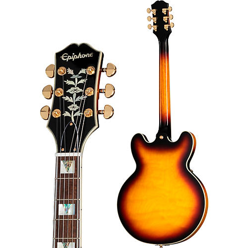Epiphone Sheraton Left-Handed Semi-Hollow Electric Guitar Natural