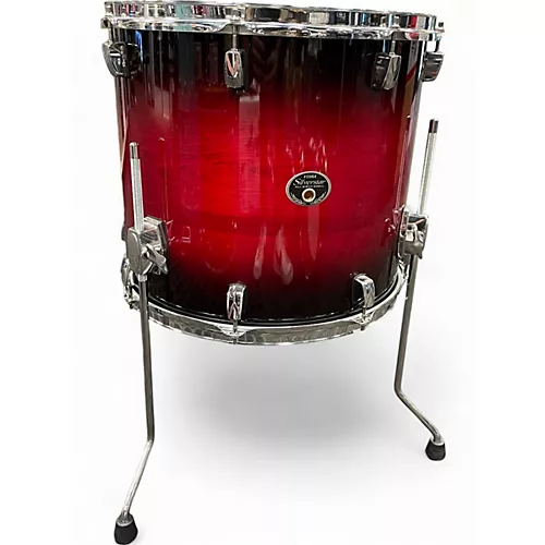 Used TAMA 5 Piece Silverstar Red to Black Fade Drum Kit Red to Black Fade