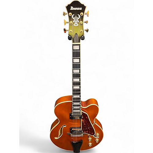 Used Ibanez AF95 Amber Hollow Body Electric Guitar Amber