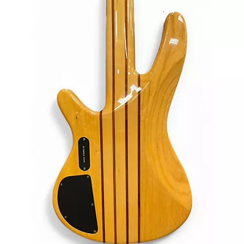 Used 2000s Ibanez SRX705 5 String Worn Natural Electric Bass Guitar Worn Natural