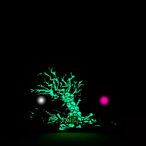 Walrus Audio Melee Wall of Noise Halloween Edition 2024 Reverb and Distortion Effects Pedal Pink