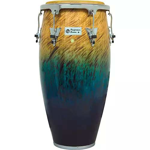 LP Performer Series 2-Piece Conga and Bongo Set with Chrome Hardware Blue Fade