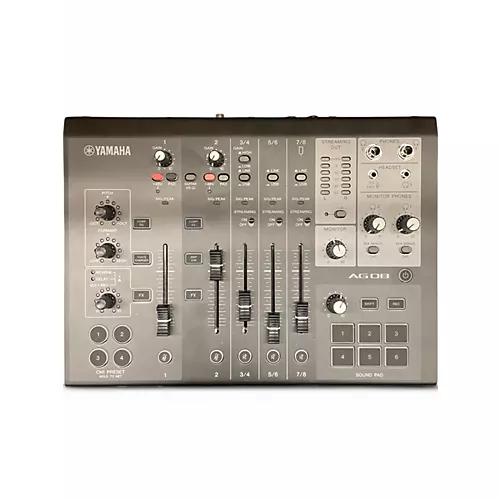 Used Yamaha AG08 8-Channel Mixer/USB Interface for Mac/PC Audio Interface