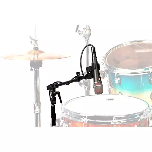 Hercules MS520B PRO Low Profile Tripod Microphone Stand With Telescopic Boom Arm