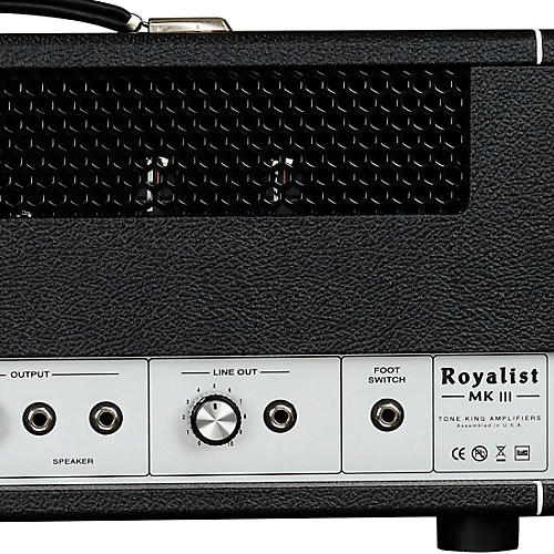 Tone King Royalist MKIII 40-Watt All-Tube 2-Channel Head With Dual Iron Man Attenuators Black