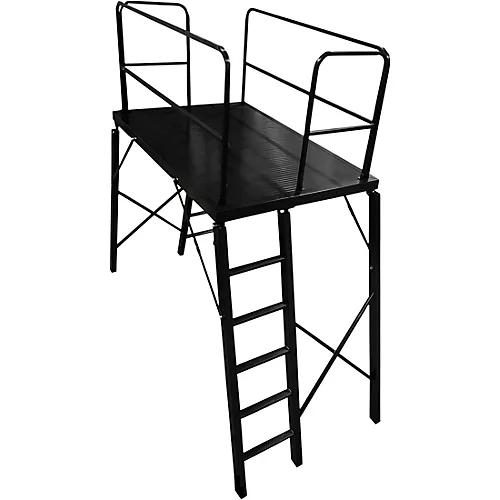 Bearcat 6 Foot Aluminum Top Marching Band Podium Black