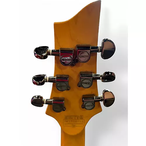 Used Schecter Guitar Research Diamond Series PT Left Handed Black Cherry Electric Guitar Black Cherry