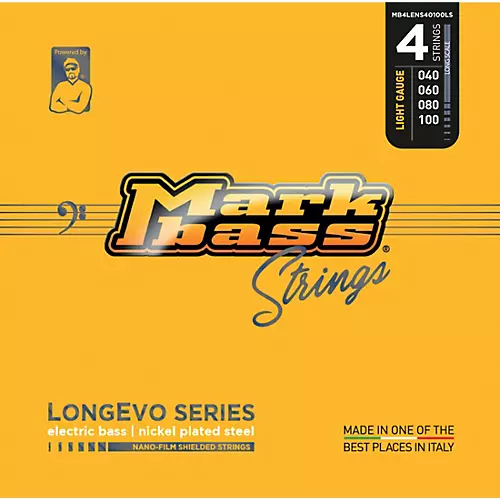 Markbass Longevo Series Nano Film Shielded Electric Bass Strings (40 - 100)