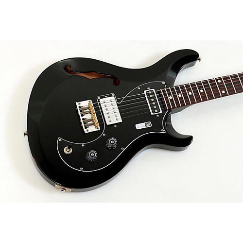 Open-Box PRS S2 Vela Semi-Hollow Electric Guitar Condition 3 - Scratch and Dent Black 197881150266