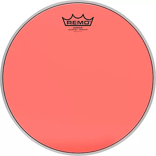 Remo Emperor Colortone Crimplock Red Tenor Drum Head 13 in.
