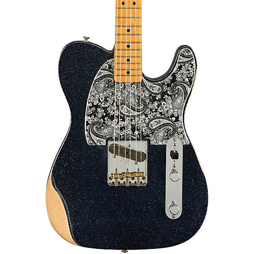 Fender Brad Paisley Esquire Electric Guitar Black Sparkle