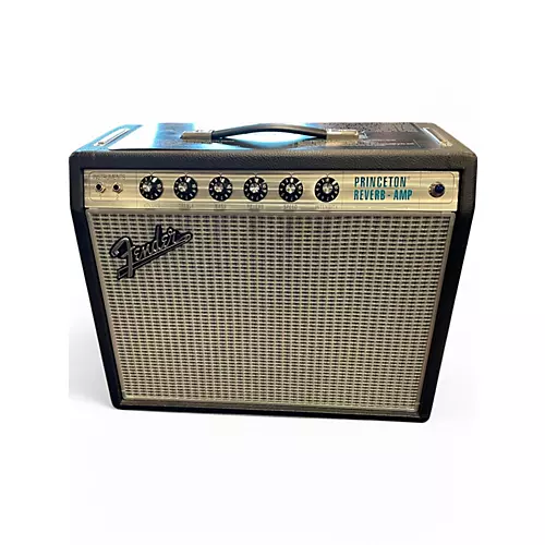 Used Fender 1968 Custom Princeton Reverb 12W 1x10 Tube Guitar Combo Amp
