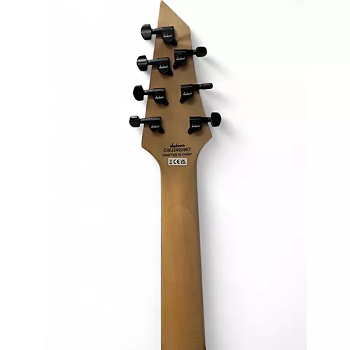 Used Jackson JS22-7 Dinky 7 String Black Solid Body Electric Guitar Black